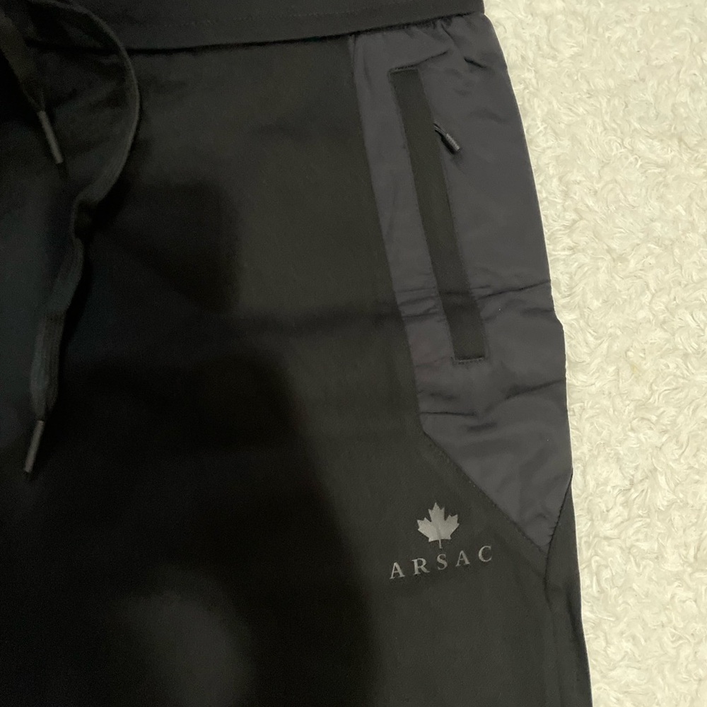 Arsac Men's Black and Gray Joggers - Picture 8 of 16